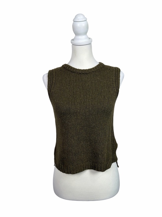 Madewell Sweaters - Madewell Olive Green Sleeveless Sweater Tank Merino Wool Alpaca Blend Size Small